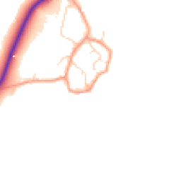 Daytime road noise heatmap for NN11 3AS
