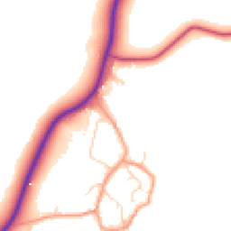 Daytime road noise heatmap for NN11 3DR