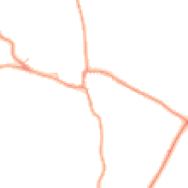 Daytime road noise heatmap for NN11 3DT