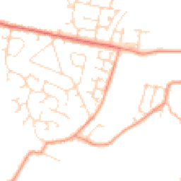 Daytime road noise heatmap for NN11 3EN