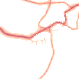 Daytime road noise heatmap for NN11 3HD