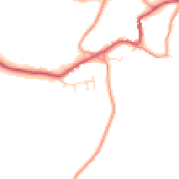 Daytime road noise heatmap for NN11 3HN