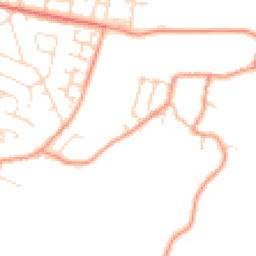 Daytime road noise heatmap for NN11 3NX