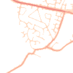 Daytime road noise heatmap for NN11 3NY