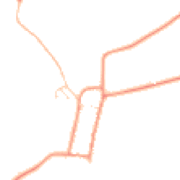Daytime road noise heatmap for NN11 3PB