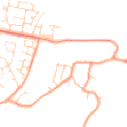 Daytime road noise heatmap for NN11 3RS