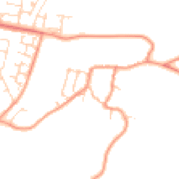 Daytime road noise heatmap for NN11 3RT