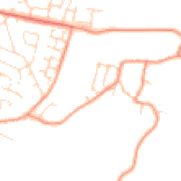 Daytime road noise heatmap for NN11 3RW