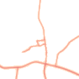 Daytime road noise heatmap for NN11 3TE