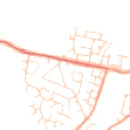 Daytime road noise heatmap for NN11 3TJ