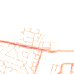 Daytime road noise heatmap for NN11 3UL