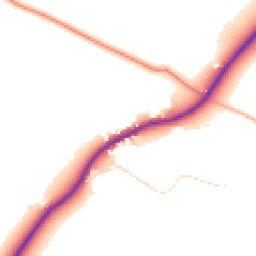 Daytime road noise heatmap for NN11 3ZA