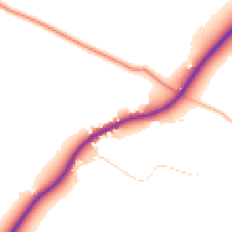 Daytime road noise heatmap for NN11 3ZD