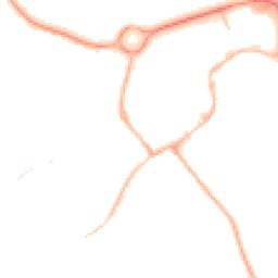 Night-time road noise heatmap for NN11 4AG