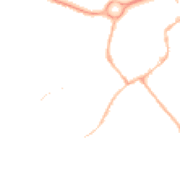 Night-time road noise heatmap for NN11 4AN