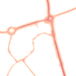 Night-time road noise heatmap for NN11 4BP