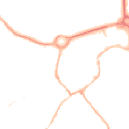 Night-time road noise heatmap for NN11 4GG