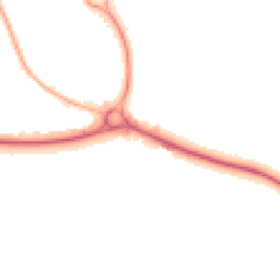 Night-time road noise heatmap for NN11 4ND