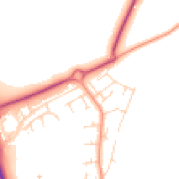 Daytime road noise heatmap for NN11 4NT
