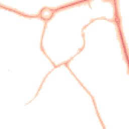 Night-time road noise heatmap for NN11 4RP