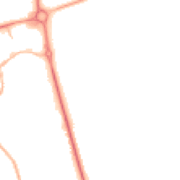 Night-time road noise heatmap for NN11 4UJ