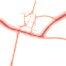 Daytime road noise heatmap for NN11 6DF