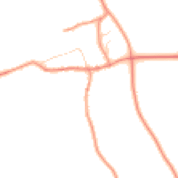 Daytime road noise heatmap for NN11 6DL