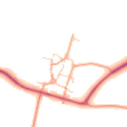 Daytime road noise heatmap for NN11 6JF