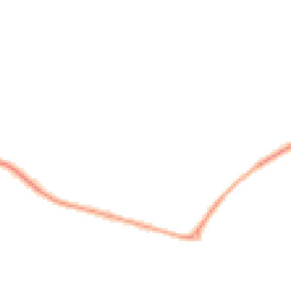Night-time road noise heatmap for NN11 6JF