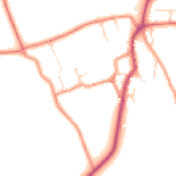Daytime road noise heatmap for NN11 6US