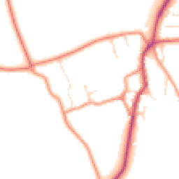 Daytime road noise heatmap for NN11 6UU