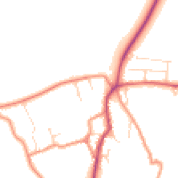 Daytime road noise heatmap for NN11 6UZ