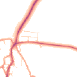 Daytime road noise heatmap for NN11 6XE