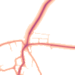 Daytime road noise heatmap for NN11 6XG