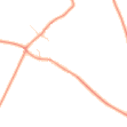 Daytime road noise heatmap for NN11 6YD