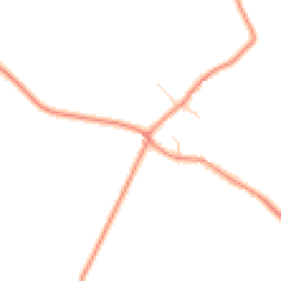 Daytime road noise heatmap for NN11 6YE