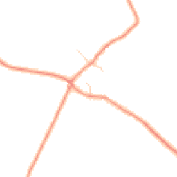 Daytime road noise heatmap for NN11 6YF