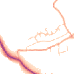 Daytime road noise heatmap for NN11 7HP