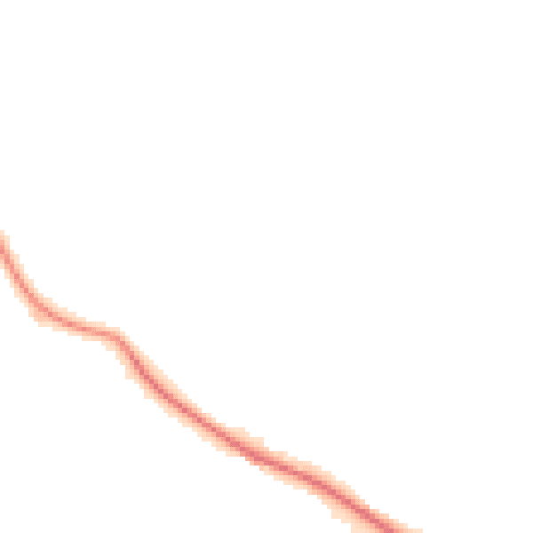 Night-time road noise heatmap for NN11 7HS