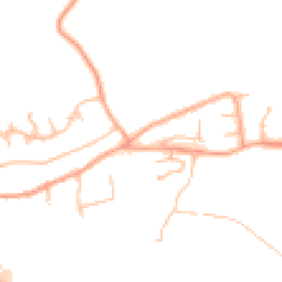 Daytime road noise heatmap for NN11 7HW