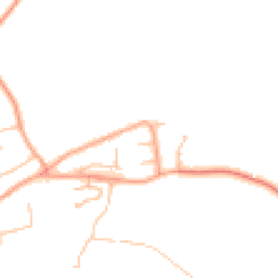 Daytime road noise heatmap for NN11 7JA