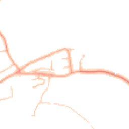 Daytime road noise heatmap for NN11 7JE