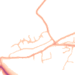 Daytime road noise heatmap for NN11 7JR