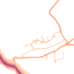 Daytime road noise heatmap for NN11 7JW