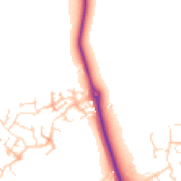 Daytime road noise heatmap for NN11 8AG