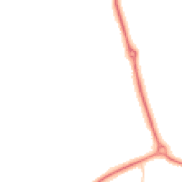 Night-time road noise heatmap for NN11 8AL