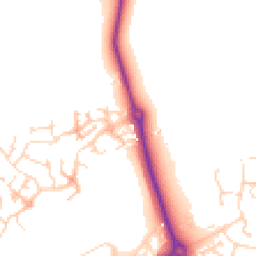 Daytime road noise heatmap for NN11 8AP