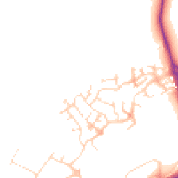Daytime road noise heatmap for NN11 8BB