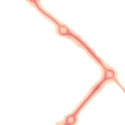 Night-time road noise heatmap for NN11 8PH