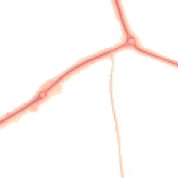 Night-time road noise heatmap for NN11 8ST